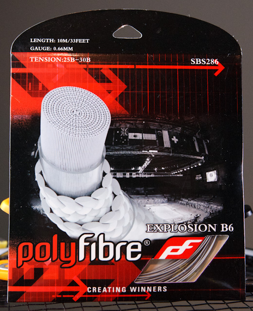 PolyFibre Explosion B6 badminton String Review
