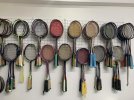 My Yonex Japan badminton racket collection