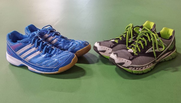 Running shoes vs Badminton shoes