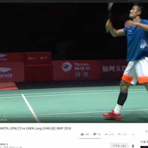 2018  Kento MOMOTA  JPN   1  Vs CHEN Long  CHN   6    BWF 2018   YouTube